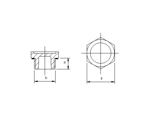 Öleinfüllschraube TOS - Technische Zeichnung | Kuala Kunststofftechnik GmbH